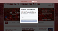 Desktop Screenshot of nottinghamharmonic.org